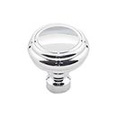 Top Knobs [TK880PC] Die Cast Zinc Cabinet Knob - Brixton Series - Polished Chrome Finish - 1 1/4&quot; Dia.