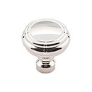 Top Knobs [TK880PN] Die Cast Zinc Cabinet Knob - Brixton Series - Polished Nickel Finish - 1 1/4" Dia.