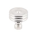 Top Knobs [TK881PN] Die Cast Zinc Cabinet Knob - Brixton Series - Polished Nickel Finish - 1 1/4" Dia.