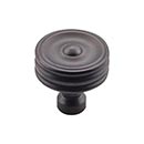 Top Knobs [TK881SAB] Die Cast Zinc Cabinet Knob - Brixton Series - Sable Finish - 1 1/4&quot; Dia.