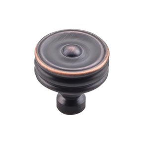 Top Knobs [TK881UM] Die Cast Zinc Cabinet Knob - Brixton Series - Umbrio Finish - 1 1/4" Dia.