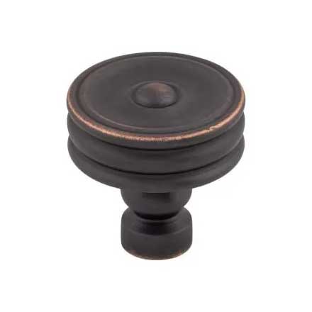 Top Knobs [TK881UM] Die Cast Zinc Cabinet Knob - Brixton Series - Umbrio Finish - 1 1/4&quot; Dia.