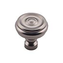 Top Knobs [TK882AG] Die Cast Zinc Cabinet Knob - Brixton Series - Ash Gray Finish - 1 1/4&quot; Dia.