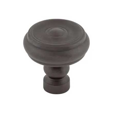 Top Knobs [TK882SAB] Die Cast Zinc Cabinet Knob - Brixton Series - Sable Finish - 1 1/4&quot; Dia.