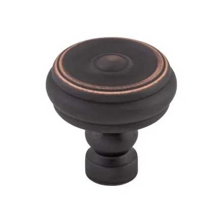 Top Knobs [TK882UM] Die Cast Zinc Cabinet Knob - Brixton Series - Umbrio Finish - 1 1/4&quot; Dia.