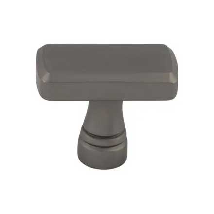 Top Knobs [TK850AG] Die Cast Zinc Cabinet Knob - Kingsbridge Series - Ash Gray Finish - 1 3/8" L