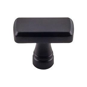 Top Knobs [TK850BLK] Die Cast Zinc Cabinet Knob - Kingsbridge Series - Flat Black Finish - 1 3/8" L