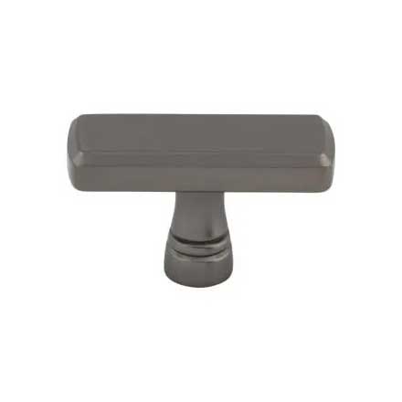 Top Knobs [TK851AG] Die Cast Zinc Cabinet Knob - Kingsbridge Series - Ash Gray Finish - 1 7/8" L