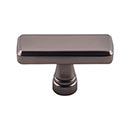 Top Knobs [TK851AG] Die Cast Zinc Cabinet Knob - Kingsbridge Series - Ash Gray Finish - 1 7/8" L