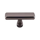 Top Knobs [TK852AG] Die Cast Zinc Cabinet Knob - Kingsbridge Series - Ash Gray Finish - 2 3/8" L