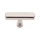 Top Knobs [TK852PN] Die Cast Zinc Cabinet Knob - Kingsbridge Series - Polished Nickel Finish - 2 3/8" L