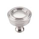 Top Knobs [M1594] Hollow Brass Cabinet Knob - Beaded Series - Brushed Satin Nickel Finish - 1 5/16" Dia.