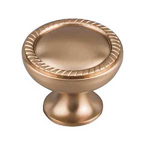 Top Knobs [M1671] Die Cast Zinc Cabinet Knob - Emboss Series - Brushed Bronze Finish - 1 1/4" Dia.