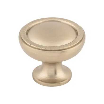 Top Knobs [M1671] Die Cast Zinc Cabinet Knob - Emboss Series - Brushed Bronze Finish - 1 1/4" Dia.