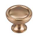 Top Knobs [M1671] Die Cast Zinc Cabinet Knob - Emboss Series - Brushed Bronze Finish - 1 1/4&quot; Dia.