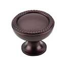 Top Knobs [M793] Die Cast Zinc Cabinet Knob - Emboss Series - Oil Rubbed Bronze Finish - 1 1/4&quot; Dia.