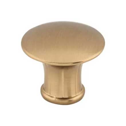 Top Knobs [M1593] Die Cast Zinc Cabinet Knob - Lund Series - Brushed Bronze Finish - 1 1/4" Dia.