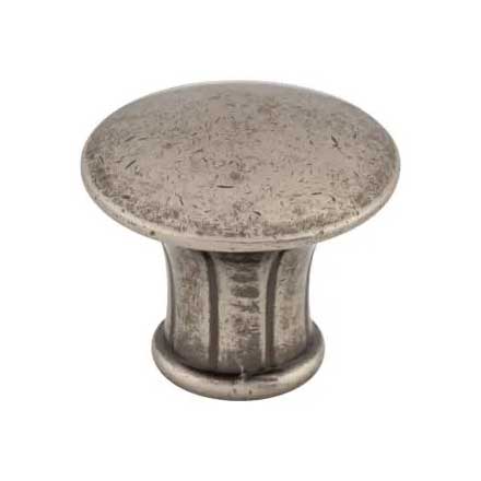 Top Knobs [M911] Die Cast Zinc Cabinet Knob - Lund Series - Pewter Antique Finish - 1 1/4&quot; Dia.