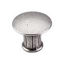 Top Knobs [M911] Die Cast Zinc Cabinet Knob - Lund Series - Pewter Antique Finish - 1 1/4&quot; Dia.