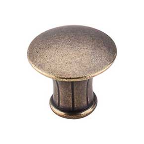 Top Knobs [M912] Die Cast Zinc Cabinet Knob - Lund Series - German Bronze Finish - 1 1/4" Dia.