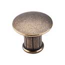 Top Knobs [M912] Die Cast Zinc Cabinet Knob - Lund Series - German Bronze Finish - 1 1/4" Dia.