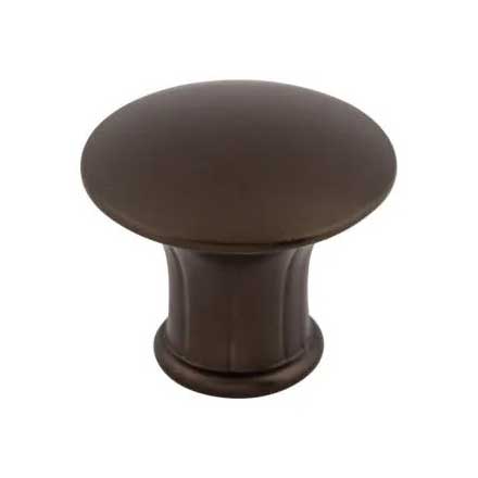 Top Knobs [M913] Die Cast Zinc Cabinet Knob - Lund Series - Oil Rubbed Bronze Finish - 1 1/4" Dia.