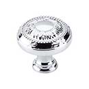 Top Knobs [M1622] Die Cast Zinc Cabinet Knob - Ribbon Series - Polished Chrome Finish - 1 1/4&quot; Dia.