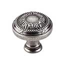 Top Knobs [M959] Die Cast Zinc Cabinet Knob - Ribbon Series - Pewter Antique Finish - 1 1/4" Dia.