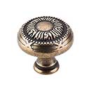 Top Knobs [M960] Die Cast Zinc Cabinet Knob - Ribbon Series - German Bronze Finish - 1 1/4&quot; Dia.