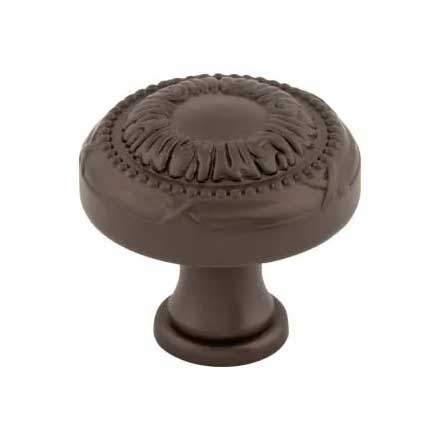 Top Knobs [M961] Die Cast Zinc Cabinet Knob - Ribbon Series - Oil Rubbed Bronze Finish - 1 1/4" Dia.