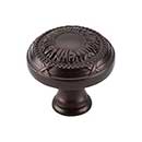 Top Knobs [M961] Die Cast Zinc Cabinet Knob - Ribbon Series - Oil Rubbed Bronze Finish - 1 1/4&quot; Dia.