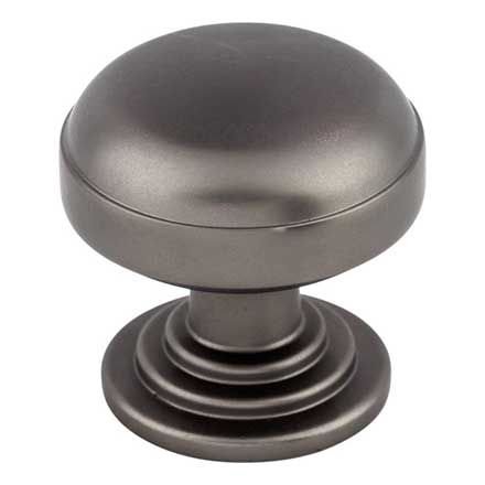 Top Knobs [TK3000AG] Die Cast Zinc Cabinet Knob - Ellis Series - Ash Gray Finish - 1 1/4&quot; Dia.