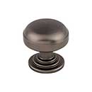 Top Knobs [TK3000AG] Die Cast Zinc Cabinet Knob - Ellis Series - Ash Gray Finish - 1 1/4&quot; Dia.