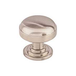 Top Knobs [TK3000BSN] Die Cast Zinc Cabinet Knob - Ellis Series - Brushed Satin Nickel Finish - 1 1/4" Dia.
