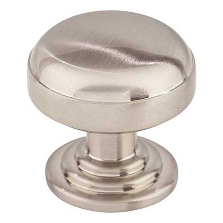 Top Knobs [TK3000BSN] Die Cast Zinc Cabinet Knob - Ellis Series - Brushed Satin Nickel Finish - 1 1/4&quot; Dia.