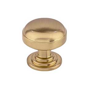 Top Knobs [TK3000HB] Die Cast Zinc Cabinet Knob - Ellis Series - Honey Bronze Finish - 1 1/4" Dia.