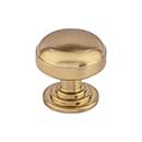 Top Knobs [TK3000HB] Die Cast Zinc Cabinet Knob - Ellis Series - Honey Bronze Finish - 1 1/4" Dia.