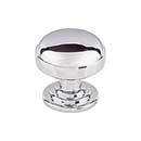 Top Knobs [TK3000PC] Die Cast Zinc Cabinet Knob - Ellis Series - Polished Chrome Finish - 1 1/4" Dia.