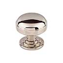 Top Knobs [TK3000PN] Die Cast Zinc Cabinet Knob - Ellis Series - Polished Nickel Finish - 1 1/4&quot; Dia.