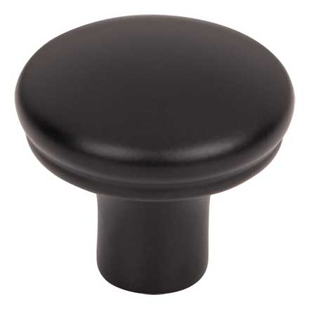 Top Knobs [TK3050BLK] Die Cast Zinc Cabinet Knob - Julian Series - Flat Black Finish - 1 1/4&quot; Dia.