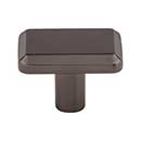 Top Knobs [TK3010AG] Die Cast Zinc Cabinet T-Knob - Telfair Series - Ash Gray Finish - 1 1/2" L