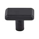 Top Knobs [TK3010BLK] Die Cast Zinc Cabinet T-Knob - Telfair Series - Flat Black Finish - 1 1/2&quot; L