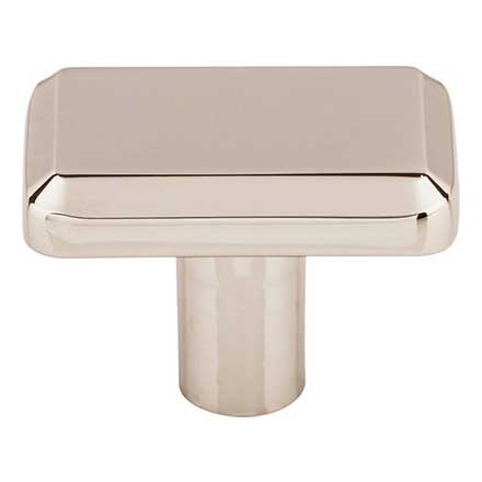 Top Knobs [TK3010PN] Die Cast Zinc Cabinet T-Knob - Telfair Series - Polished Nickel Finish - 1 1/2" L