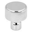 Top Knobs [TK3260PC] Steel Cabinet Knob - Garrison Series - Polished Chrome Finish - 1 1/8" Dia.