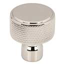 Top Knobs [TK3260PN] Steel Cabinet Knob - Garrison Series - Polished Nickel Finish - 1 1/8&quot; Dia.