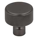 Top Knobs [TK3261AG] Steel Cabinet Knob - Garrison Series - Ash Gray Finish - 1 1/4" Dia.