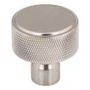 Top Knobs [TK3261BSN] Steel Cabinet Knob - Garrison Series - Brushed Satin Nickel Finish - 1 1/4&quot; Dia.