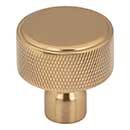 Top Knobs [TK3261HB] Steel Cabinet Knob - Garrison Series - Honey Bronze Finish - 1 1/4" Dia.