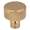 Top Knobs [TK3261HB] Steel Cabinet Knob - Garrison Series - Honey Bronze Finish - 1 1/4" Dia.