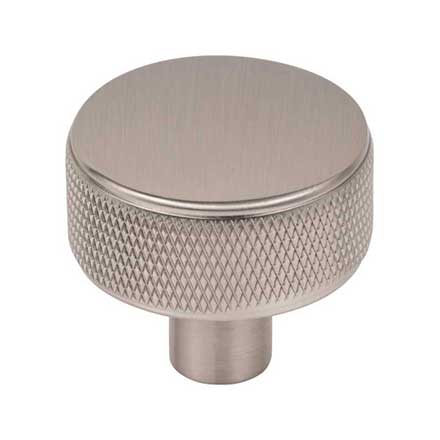 Top Knobs [TK3230BSN] Steel Cabinet Knob - Burnham Series - Brushed Satin Nickel Finish - 1 1/4" Dia.